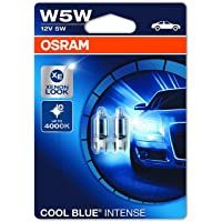 Osram 2825HCBI-02B Lámpara halógena Cool Blue Intense W5W- Luz de Posición y de Matrícula-12 V- Ampolla Doble
